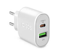 Cargador Pared SBS USB-C Blanco