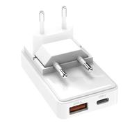 Sbs Cargador De Pared Flexible USB Type-A USB Type-C 65W Blanco
