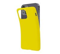 SBS Funda para iPhone 13 Pantone 395 C de Color Amarillo, Funda Suave y Flexible Resistente a los arañazos, Carcasa Delgada y cómoda de sostener en el Bolsillo, Funda Compatible con Carga inalámbrica