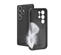 SBS Instinct - Carcasa para Samsung S25 Ultra - Compatible Carga Inalámbrica, Superficie Soft-Touch, Suave al Tacto e Interior de Microfibra, Protección Cámara y Teclados, Material TPU, Negro