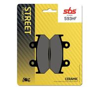 SBS Mobile Pastillas de freno 593HF para moto/ATV Honda CBR F 600