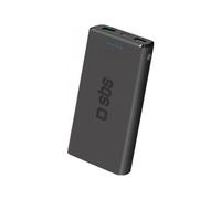 Powerbank SBS TTBB10000FASTK (10000 mAh - 2 USB - Negro)