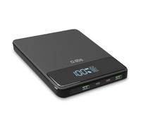 SBS Powerbank para Ordenador portátil 20K Slim, 20.000Mah, alimentación 100W, Carga rápida adaptativa (AFC), Pantalla LCD, USB-C, USB-A, Cargador para Apple, Tableta, Ordenador portátil, Smartphone