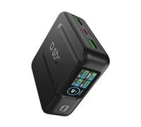 SBS Pulse Power HD 35W, 10000mAh, Power Delivery (PD 3.0 PPS), AFC, Powerbank de Carga rápida, tecnología de Alta Densidad, Pantalla AI, USB-C, USB-A, Compacto, Gris