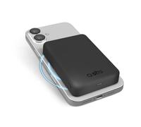 SBS Qi2 Power mag 10K, Batería Externa 10000mAh, Carga Wieless Qi2 15W, PowerBank Magnético MagSafe, USB-C Power Delivery 20W, Carga Rápida, Cargador Portátil de Viaje, Compacto, Negro.