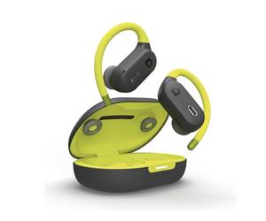 SBS Rhino Twin - Auriculares Deportivos OWS True inalámbricos, cancelación de Ruido Activa, Funda de Carga, micrófono, Arcos, Controles táctiles, iPhone, Android, 7 Horas con una Sola Carga