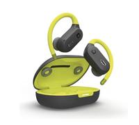 SBS Rhino Twin - Auriculares Deportivos OWS True inalámbricos estéreo, cancelación de Ruido Activa, Funda de Carga, micrófono y Arcos Integrados, Controles táctiles, iPhone, Android, 35 Horas