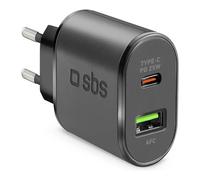 Cargador USB-C SBS 25W Negro