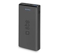 SBS Powerbank Negro 10000mah Extra Delgado 1 USB 2.1A Y 1 Usb-C