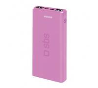 SBS TTBB10000FASTP Rosa Powerbank 10000mAh 2 USB 2.1 A