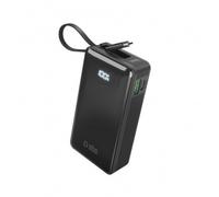 SBS TTBB10000LCDTCPD20K Negro Powerbank 10000mAh 20W Con Display Y Cable Inte