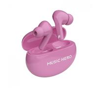 SBS Tws X-Beat Rosa Auriculares Twin Con Encendido Automático, Estuche y Carga