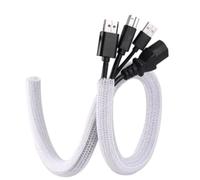 Sbshiouu 2 toldos de cordón blanco de 19 mm de diámetro, multifilamento para uso seguro, planificador de cables inmunes para mascotas