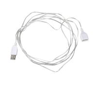 Sbshiouu Cable de alimentación USB macho a hembra, cable de carga USB 5V2A para ventilador de techo