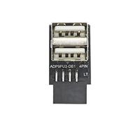 Sbshiouu Conector adaptador de 9 pines a USB de 9 pines a USB 2.0 hembra para receptor de dongles, placa base interna, gestión de cables de escritorio