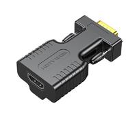 Sbshiouu Convertidores VGA hembra a macho 1080P compatibles con HDMI, salida de vídeo para PC, portátil, monitores, proyectores, bajo consumo de energía, sin parpadeo