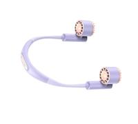 Sbshiouu Innovador ventilador colgante de cuello, pequeño dispositivo de refrigeración, ventilador portátil de viaje, velocidad ajustable para deportes al aire libre, carga rápida