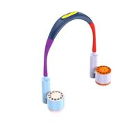 Sbshiouu Innovador ventilador colgante de cuello, pequeño dispositivo de refrigeración, ventilador portátil de viaje, velocidad ajustable para deportes al aire libre, carga rápida