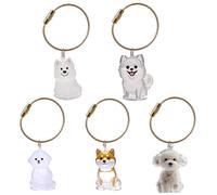 Sbshiouu Llavero en miniatura para guardar el pelo de las mascotas, llavero para guardar el pelo, para perros, gatos y animales pequeños, caja de almacenamiento transparente para el pelo de mascotas