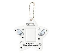 Sbshiouu Prácticas fundas para tarjetas de PVC con tacto cómodo para uso diario y accesorios de oficina, soporte transparente para tarjetas fotográficas, White