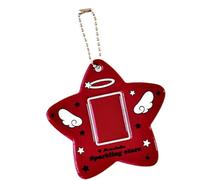 Sbshiouu Prácticas fundas para tarjetas de PVC con tacto cómodo para uso diario y accesorios de oficina, soporte transparente para tarjetas fotográficas, Red