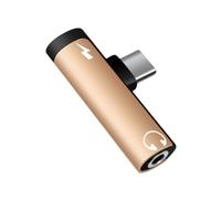 Sbshiouu Tipo CREATE Sound Device Link Doble Propósito 3.5mm Jacob Mezcla de Aluminio Carcasa Resolución Distinta Global Smartphone Acuerdo Tipo CREATE Auriculares Dispositivo Jacob