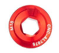 Sbshiouu Tornillos de manivela de aleación de aluminio para bicicletas de montaña, pernos de manivela para bicicletas, pernos de fijación de manivela, tapas de rosca