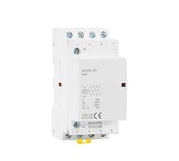 SBSSYVLMV Contactor automático doméstico HCH8-25, 4P, 25A, 4NO, 4NC, 2NO, 2NC, CA, CC, 24 V, 110, 220, contactor Modular Tipo riel DIN, 1 Unidad(4P 25A 2NO2NC AC230V)