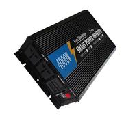 SBSSYVLMV Inversor de Potencia Onda sinusoidal Pura 4000 W/5000 W. Alta Adaptador Enchufe for Coche 12 V/24 V CC a 220 CA(12v-220v,4000W)