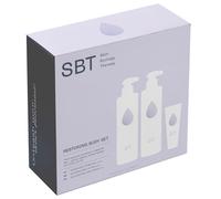 SBT Set «Restoring Body» (gel de ducha 400 ml + loción corporal 400 ml + crema de manos 75 ml)