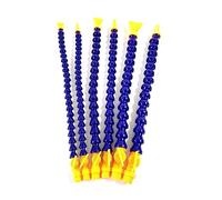 SBTRKT 1/2 3/8 1/4'' Manguera de Tubo de refrigerante de Aceite de Agua Flexible de plástico de 300mm y 400mm con Boquilla Plana Redonda for Tubo de refrigeración de Torno de fresado CNC (Color : FL