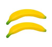 SBTRKT 2 uds 20cm de Largo Fruta Artificial plástico Fruta Falsa plátano Artificial y plástico Artificial Falso plátano simulado