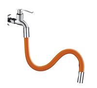 SBTRKT Extensor de alargamiento de Grifo Giratorio Completo Flexible de 50cm y 360 ° for Juego de Ducha, Tubo de extensión de Barra de Ducha, Accesorios de baño