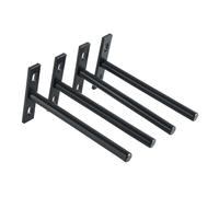 SBTRKT Floating Shelf Bracket Heavy Duty Shelf Support Invisible Hidden Wooden Brackets For Shelves Wall Mounted,125MM Length 4/8Pack (Color : 70X125(8pcs))