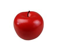 SBTRKT Fruta de simulación de plástico de 8cm, Manzanas Falsas Rojas, Verdes y Amarillas, Accesorios for Fotos, Fruta, hogar, Tienda varietal Artificial, Modelo de decoración(Red)