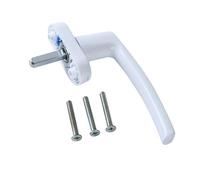 SBTRKT Manija universal de aleación de aluminio blanco para ventana, cerradura de llave de doble acristalamiento, giro de puerta