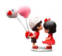 Sbyzm NUEVO Coche Interior Pareja Ornamento Dibujos Animados Niño Y Besos Modelo Coche Decorativo Interior Accesorios Para Coche U3G3 Accesorios