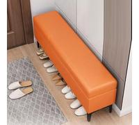 SBZIOJHDR Banco con Espacio para Guardar Zapatos, Banco de Almacenamiento con Patas al Final la Cama Asiento Acolchado Caja for el salón Entrada Puerta Principal