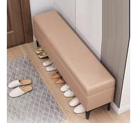 SBZIOJHDR Banco con Espacio para Guardar Zapatos, Banco de Almacenamiento con Patas al Final la Cama Asiento Acolchado Caja for el salón Entrada Puerta Principal