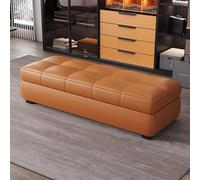 SBZIOJHDR Banco con Espacio para Guardar Zapatos, Banco de Dormitorio con Asiento Acolchado Interior for Puerta Entrada, Sala Estar, reposapiés, Soporte 300 Libras