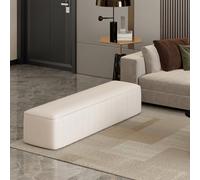 SBZIOJHDR Banco con Espacio para Guardar Zapatos, Banco tapizado de Cuero for Extremo Cama, reposapiés con Asiento Acolchado, Banco Ventana for baño
