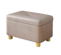 SBZIOJHDR Banco con Espacio para Guardar Zapatos, Reposapiés de Cuero con Banco Entrada Almacenamiento Tapa Asiento Acolchado Banco otomano for Sala Estar