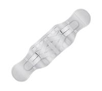 SBZIOJHDR cinturón de soporte lumbar, con almohadilla lumbar autocalentable for mujeres y hombres, soporte antideslizante for hernia de disco ciática(Light Grey,L/Large)