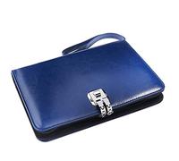 SBZIOJHDR Cuaderno de cuero, Libreta creativa con contraseña y candado, diarios, libros de negocios, agenda escolar, organizador A5, diario oficina(A)