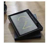 SBZIOJHDR Cuaderno de cuero, Manual de eficiencia 365 días, papelería 404 páginas, libro mano sencillo, diario literario exquisito, bloc notas(I)