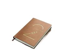 SBZIOJHDR Cuaderno de cuero, Manual de eficiencia 365 días, papelería 404 páginas, libro mano sencillo, diario literario exquisito, bloc notas(D)