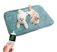 SBZIOJHDR Esterilla para Mascotas, 9 Engranajes de Temperatura Ajustables y 5 temporizadores, Funda Lavable, Resistente al Desgaste Duradero(X Large)