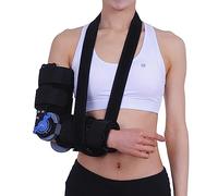 SBZIOJHDR Ortesis de brazo con bisagra, Férula estabilizadora de codo ajustable postoperatoria, cabestrillo estabilizador hombro for brazo derecho o izquierdo(Right)