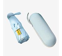 SBZIOJHDR paraguas, Paraguas de bolsillo resistente al viento, 8 varillas, 10 colores, protección UV, mini, portátil