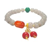SBZIOJHDR Pulsera de diamantes Pulsera de Riqueza Amuleto Cristal la Suerte Proteger los espíritus malignos Talismán for Prosperidad Dinero Buena, Estilo D(Style l-8 inches)